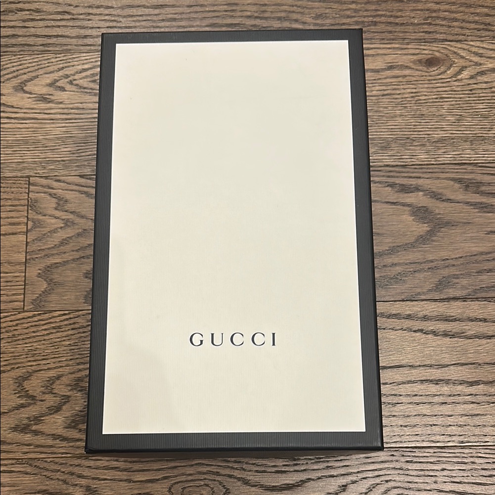 Empty Gucci Black And Cream Decor Box